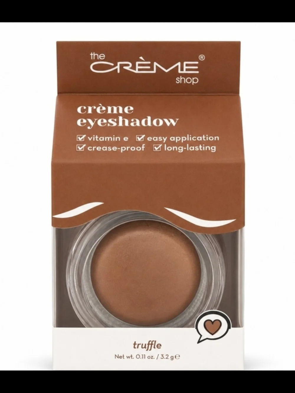 The Crème Shop Eye Shadow In Truffle Shimmery Brown Shade NIB